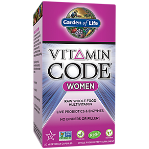 Vitamin Code Raw Whole Food Multivitamin for Women (120 Vegetarian Capsules)