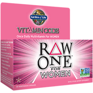 Vitamin Code Raw Whole Food Multivitamin for Women - Once Daily (30 Vegetarian Capsules)