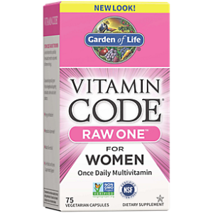 Vitamin Code Raw Whole Food Multivitamin for Women - Once Daily (75 Vegetarian Capsules)