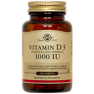 Vitamin D3 - 1,000 IU (180 Tablets)