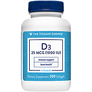 Vitamin D3 1000 IU (200 Softgels)