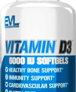 Vitamin D3 120 Servings - Bone Support EVLUTION NUTRITION