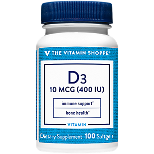 Vitamin D3 - 400 IU (100 Softgels)