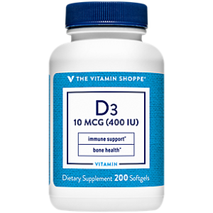 Vitamin D3 - 400 IU (200 Softgels)