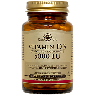 Vitamin D3 - 5,000 IU (60 Vegetarian Capsules)