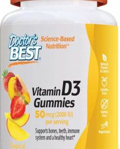 Vitamin D3 Gummies Tropical Tango 60 Gummies - Bone Support Doctor's Best