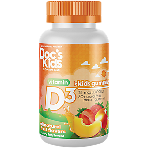 Vitamin D3 Gummy for Kid's - Supports Immune Health - Natural Fruit Flavor (60 Gummies)