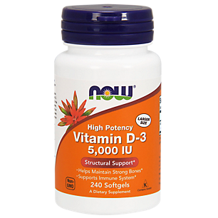 Vitamin D3 - High Potency - 5,000 IU (240 Softgels)