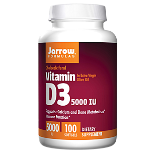 Vitamin D3 - Supports Calcium & Bone Metabolism - 5,000 IU (100 Softgels)