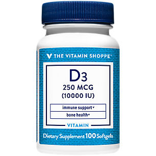 Vitamin D3 - Supports Immune Support & Bone Health - 10,000 IU (100 Softgels)