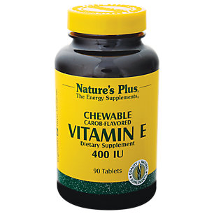 Vitamin E - 400 IU - Carob (90 Chewable Tablets)