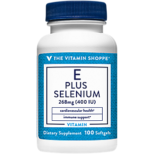 Vitamin E Plus Selenium - 400 IU (100 Softgels)