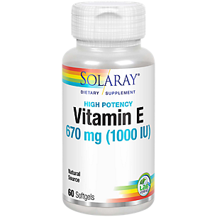 Vitamin E - Provides Antioxidant Activity - 1,000 IU (60 Softgels)