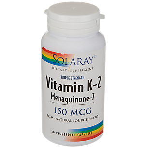 Vitamin K2 Menaquinon-7 - Triple Strength - 150 MCG (30 Vegetarian Capsules)