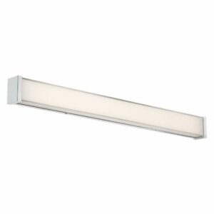 WAC Lighting WS-7334 Svelte 35" Wide Integrated LED Bath Bar Chrome / 3000K Indoor Lighting Bathroom Fixtures Bath Bar