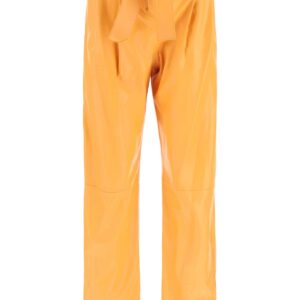 WANDERING LEATHER TROUSERS 40 Orange Leather