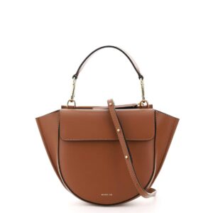 WANDLER HORTENSIA MINI LEATHER BAG OS Brown Leather