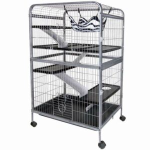WARE Living Room Series Ferret Home, 32 IN, Silver / Black