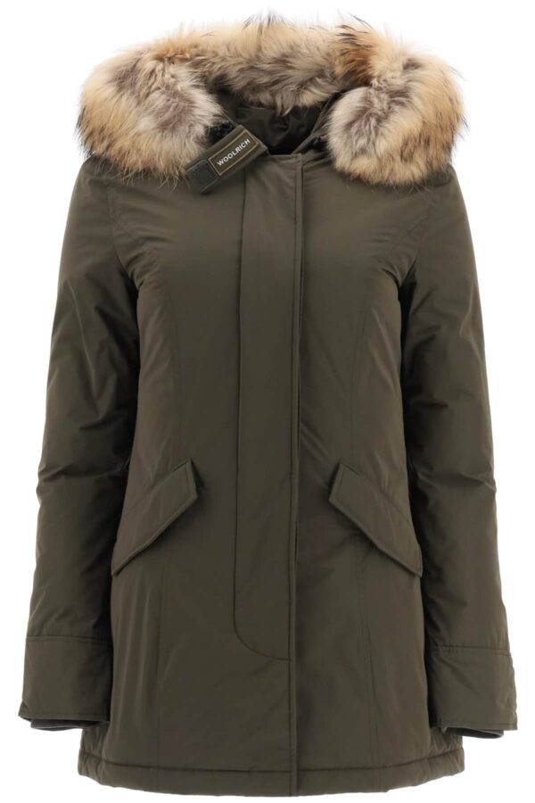 WOOLRICH LUXURY ARCTIC PARKA WITH MURMASKY FUR M Green Technical, Fur