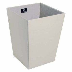 WS Bath Collections Ecopelle 2603 Ecopelle Leather Waste Basket, Torto