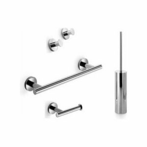 WS Bath Collections Napie 53091 Napie Bathroom Accessory Package: - Ch