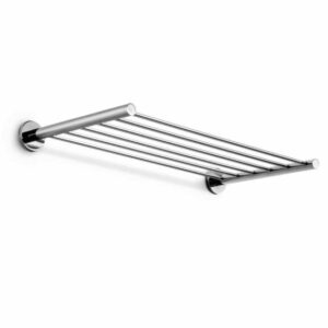 WS Bath Collections Napie 53141 Napie 12" Towel Rack Polished Chrome Bathroom Hardware Towel Rack 24 Inch