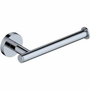 WS Bath Collections Norm WSBC 268604 Norm Wall Mounted Hook Toilet Paper Holder Polished Chrome Bathroom Hardware Toilet Paper Holder