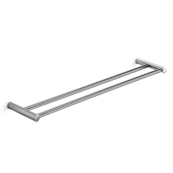 WS Bath Collections Picola 5264 23-3/5" Double Towel Bar from the Picola Collection Polished Chrome Bathroom Hardware Towel Bar