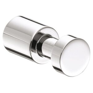 WS Bath Collections Polo 0775.00 Polo Single Robe Hook Polished Chrome Bathroom Hardware Robe Hook