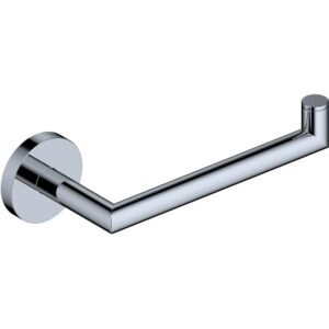 WS Bath Collections Pura WSBC 203204 Pura Wall Mounted Hook Toilet Paper Holder Polished Chrome Bathroom Hardware Toilet Paper Holder