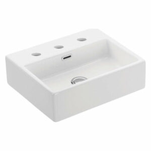 WS Bath Collections Quattro 40.03 Quattro 16-9/10" Wall, White