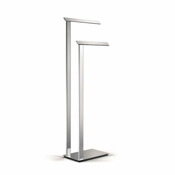 WS Bath Collections Ranpin 5115.29 Ranpin Free Standing Double Towel Holder Polished Stainless Steel Bathroom Hardware Towel Stand