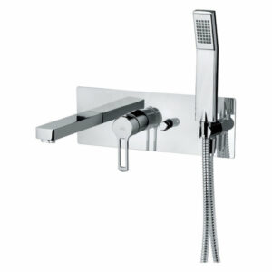 WS Bath Collections Ringo Bath & Shower Mixer in Polished Chrome