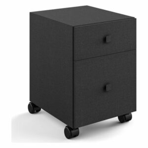 WS Bath Collections Runner 5438 Runner Steel Rolling Cabinet - Black