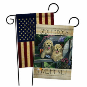 Wagging Along For The Ride Nature Pets Garden Flags Pack