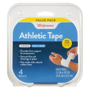 Walgreens 1.5" Athletic Tape Rolls 1.5 inch - 4.0 ea