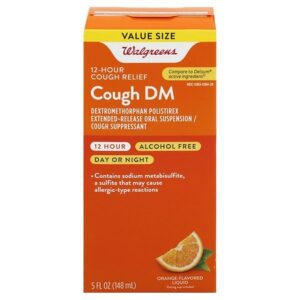 Walgreens 12 Hour Cough DM Orange - 5.0 fl oz