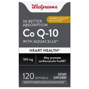 Walgreens 3X Better Absorption Co Q-10 with Aquacelle - 120.0 ea