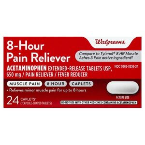 Walgreens 8 Hour Pain Reliever Caplets - 24.0 ea