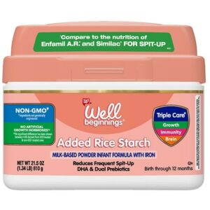 Walgreens Added Rice Starch Baby Formula Reduces Spit Up, Milk-based Powder with Iron - 21.5 oz