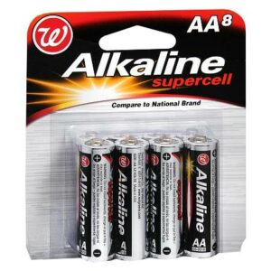 Walgreens Alkaline Supercell Batteries AA - 8.0 Each