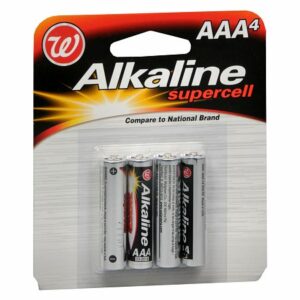 Walgreens Alkaline Supercell Batteries AAA - 4.0 Each