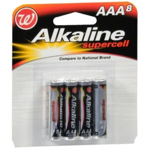 Walgreens Alkaline Supercell Batteries AAA - 8.0 ea