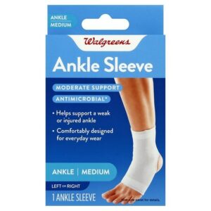 Walgreens Ankle Sleeve Medium - 1.0 ea