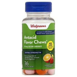 Walgreens Antacid Fruit Chews - 36.0 ea