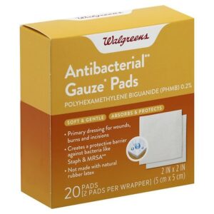 Walgreens Antimicrobial Gauze Pads - 20.0 ea