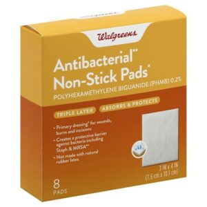 Walgreens Antimicrobial Non-Stick Pads - 8.0 ea