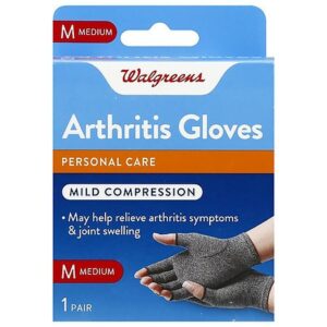 Walgreens Arthritis Gloves Gray - 1.0 pr