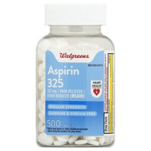 Walgreens Aspirin 325 mg Tablets - 500.0 ea