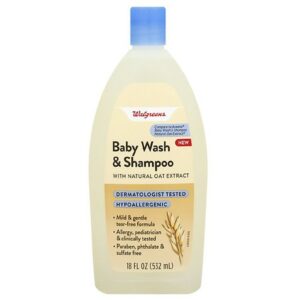 Walgreens Baby Wash & Shampoo with Natural Oat Extract - 18.0 oz